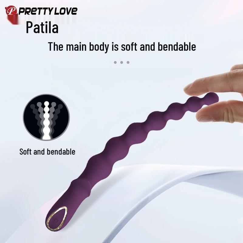 Pilot Silicone Vibrating Anal Plug – 10 Frequency Bead Massager Sex Toy