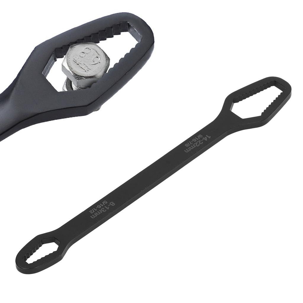 Double Ended Self Tightening Wrench Multifunctional   822mm Self Tightening Spanner for Auto Repair