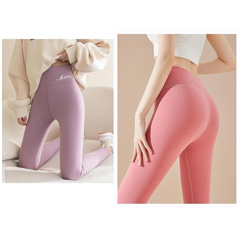 [Haru fourfivesix] Was it warm? pants ladies high waist leggings bottom of pants thermal inner Thin for winter Heat retention long spats extend warm