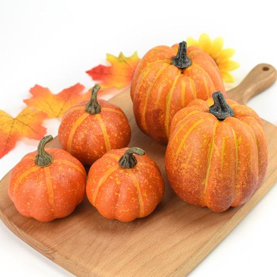 vwlvrsco Halloween Decorations 7Pcs/Bag Artificial Pumpkins Shape Statue Decor Vivid Bright-Colored Polystyrene Styrofoam Creative Statue Display for Home vwlvrsco Halloween Decorations 7Pcs/Bag Artificial Pumpkins Shape Statue Decor Vivid Bright-Colored Polystyrene Styrofoam Creative Statue Display for Home