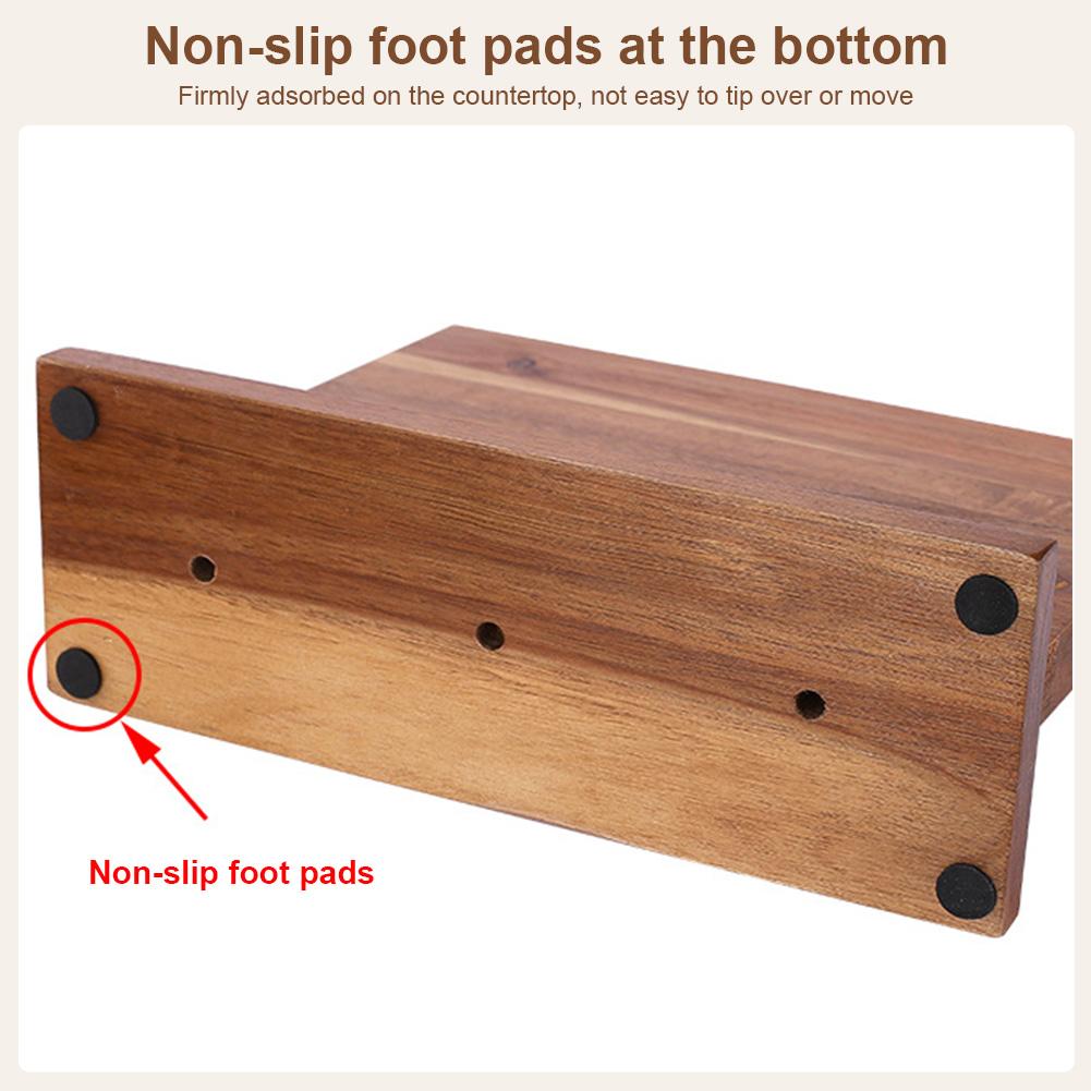 Magnetic Knife Block Double-Sided Universal Knife Stand Knife Display Rack with Strong Enhanced Magnets for Counter Top