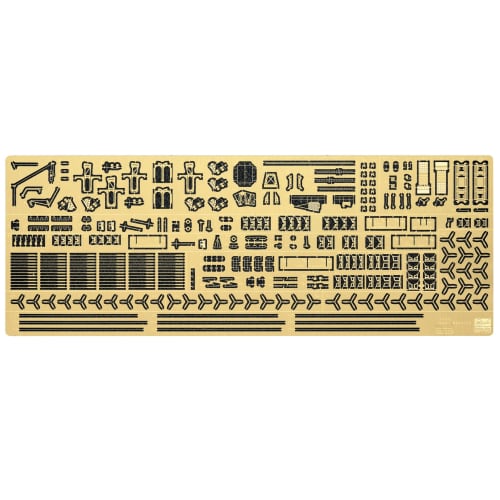 Hasegawa 1/350 Scale Japanese Navy Akagi Detail-Up Etching Parts Basic C Plastic Model Parts QG28