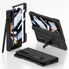 For Samsung Galaxy Z Fold 4 Case Ultra Thin Matte Magnetic Folding Hinge Kickstand With Side Pen Slot Tempered Film Hard Cover