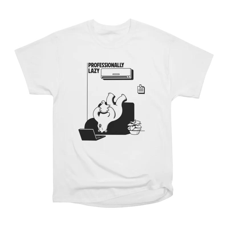 

Men Casual Shirts Short Sleeves PROFESSIONALLY LAZY Tees Oversized T-shirts XXXL