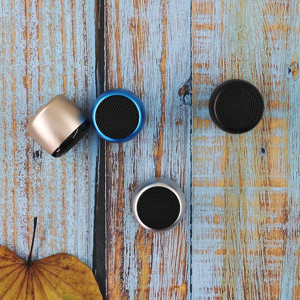 Metal Body Bluetooth Speaker Super Bass Mini Music Player Portable Wireless Speaker  Indoor Use
