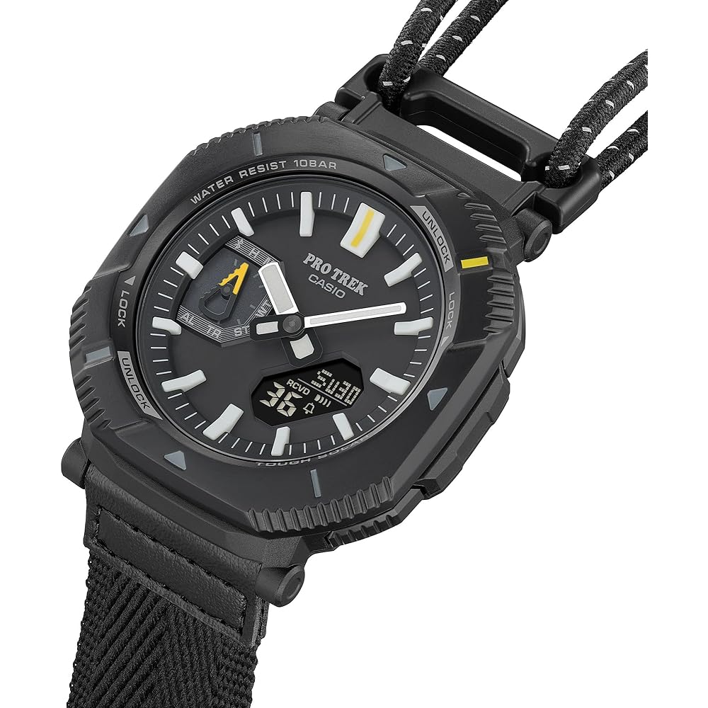 Casio Pro Trek Hiker Line Bluetooth Tough Solar Eco-Friendly Men's Watch Black PRJ-B001B-1JF