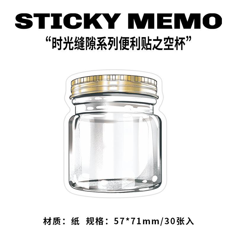 

Time Gap Series Convenient, Sticky American Retro Tearable Student Memo Note Book Guest Book Sticky Notes Stationary Kawaii
