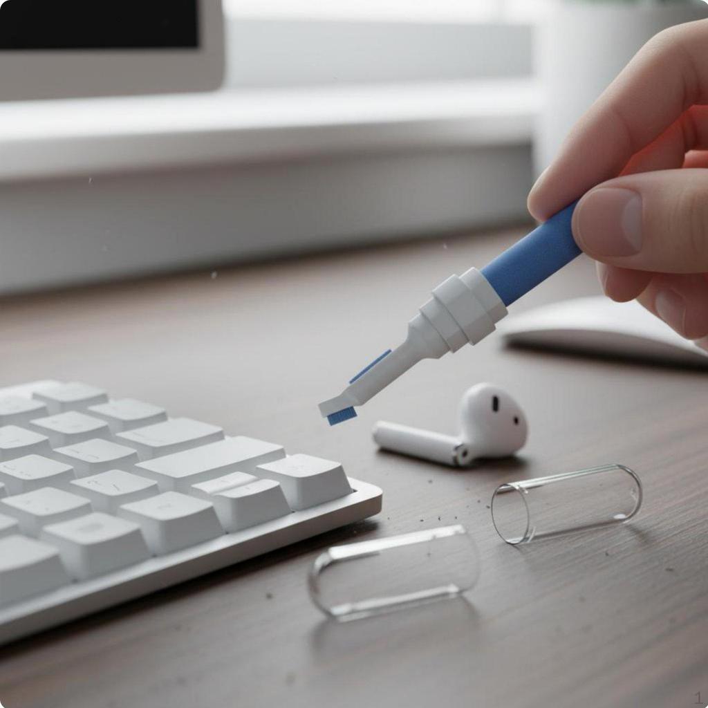 Earbud Cleaning Pen MultiFunctional Tool Headphone Cleaner Kit for