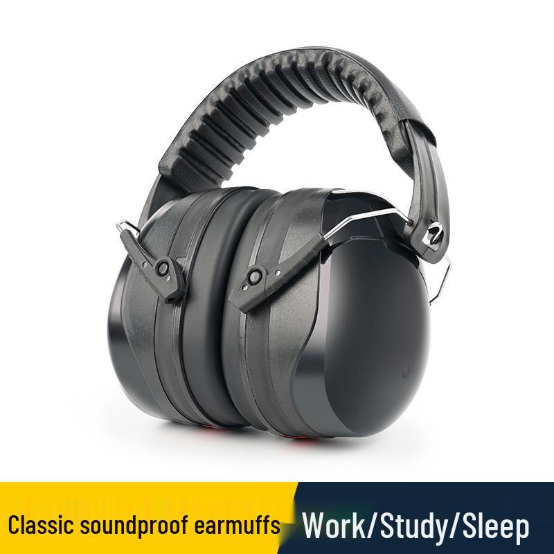 Noise-Cancelling Earmuffs for Sleep, Drums, Dorm, Study, Shooting, Industrial Protection, Noise Reduction