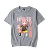New Anime Anya Forger T-Shirt Women Fashion Harajuku T Shirt Summer Cool Short Sleeve Hip Hop Top Tee