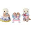 Sylvanian Families Dolls [Otter Family] FS-54 ST Mark Certified Toy Doll House for Ages 3 and Up ...