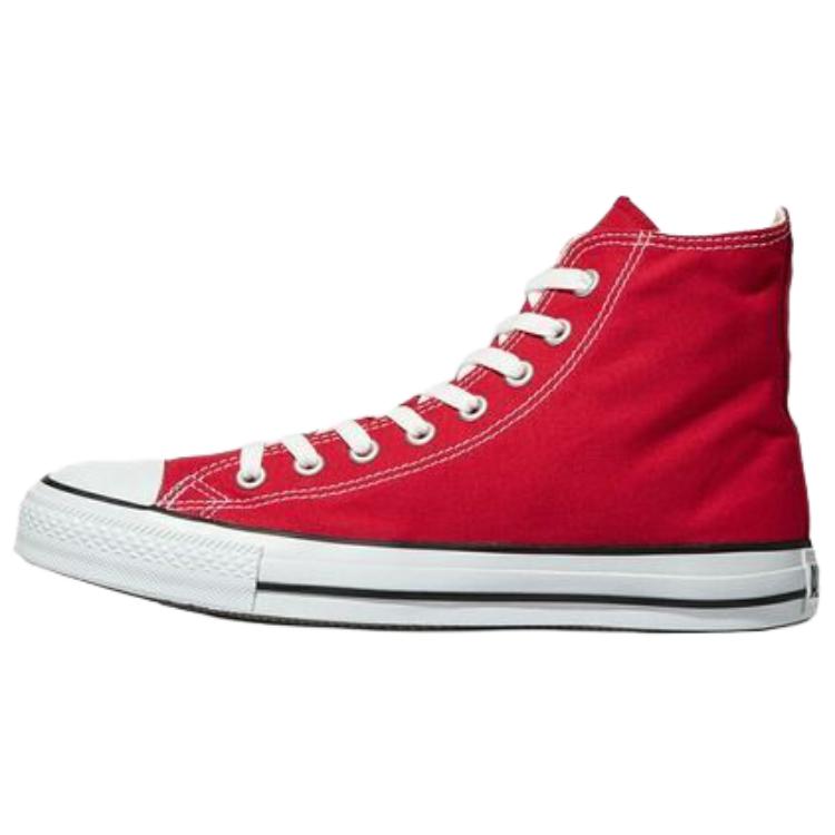 Converse All Star Hi Simple Comfortable Durable High-Top Canvas Shoes Unisex Sneakers Red 32060182