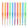 10Pcs Crochet Hooks Colorful Plastic Knitting Needles Kits Weaving Tools for DIY Socks Heats