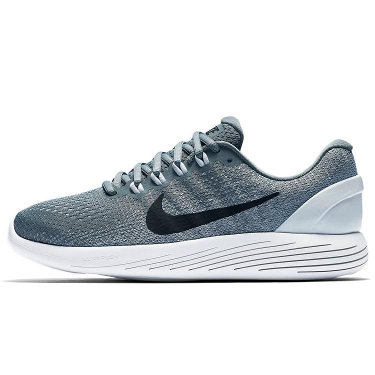 New Nike Lunarglide 9 Cool Grey Black Pure Platinum Women's 904716-002