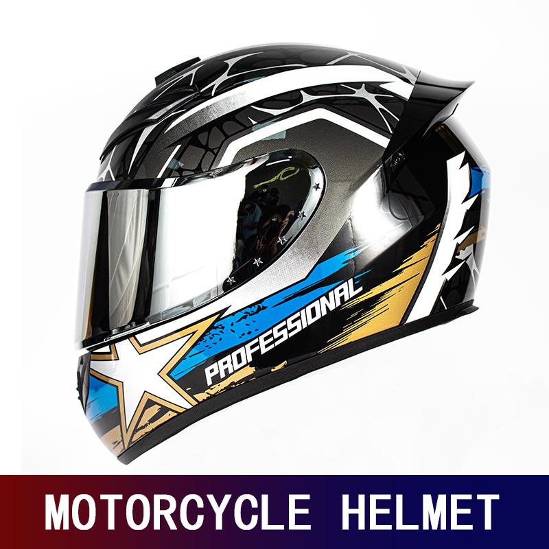 DOT certified motorcycle helmet for men and women in winter personalized safety Four Seasons Knight motorcycle full helmet cruis