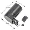 Black Aluminum Alloy Reservior Oil Catch Can Tank with Radiator Hose for BMW N54 335i 135i E90 E92 E82 2006-2010