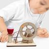 STEAM Hand Crank Generator DIY Science Kit Wooden Physics Educational Electricity Renewable Energy Experiments Learning Creative