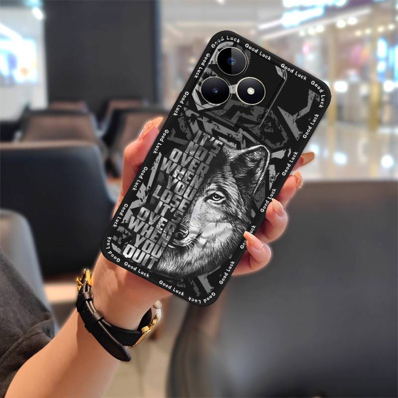 

Повноцінний силіконовий чохол для телефону Realme C53/Narzo N53/Note50/C51/C51S, протиударна задня кришка, міцний, пилозахисний, мультяшний Realme C53/Narzo N53/Note