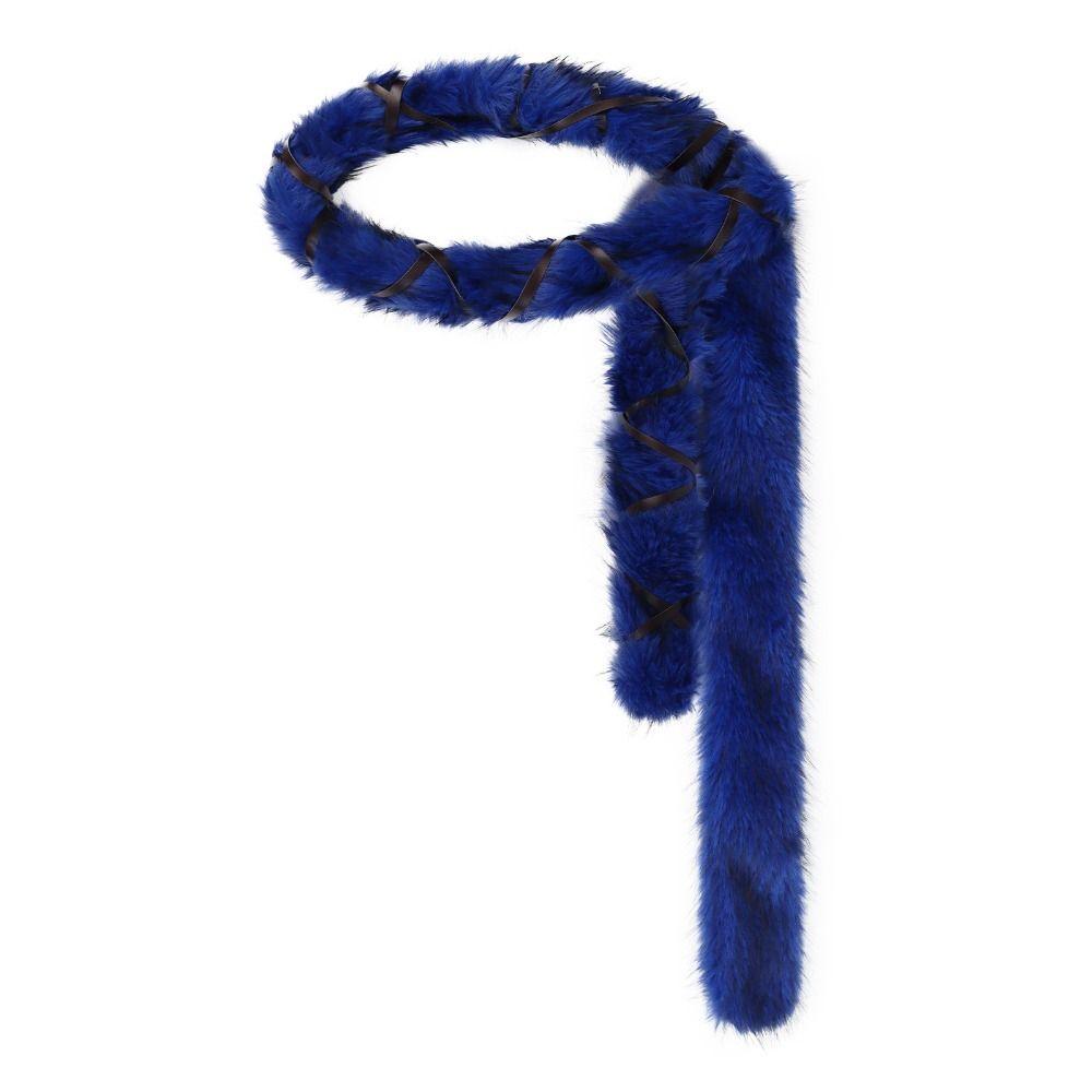 Super Soft Soft Plush Belt Fluffy Plush Waist Chain Hiphop Jeans Belt Street Dance Accessory