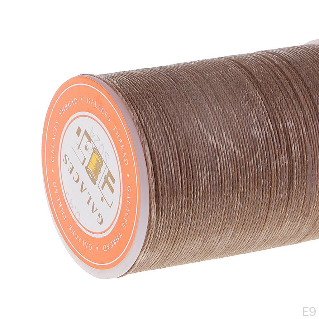 0,45mm Sewing Thread Leather Waxed Flat For Shoes Luggage,