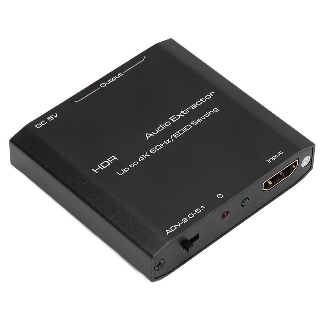 HDR HD Multimedia Interface Sound Extractor Support 4K 60Hz EDID Setting Converter for HDCP Digital