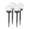 Solar Lamp, Transparent Ball, 4 Pcs. Ilumen Ls-103