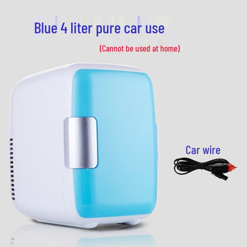 

Upgraded Large-Capacity Mini Car Refrigerator for Home and Auto Use, Ideal for Small Cars - Cooling and Refrigeration Only 4L No Cooling Random