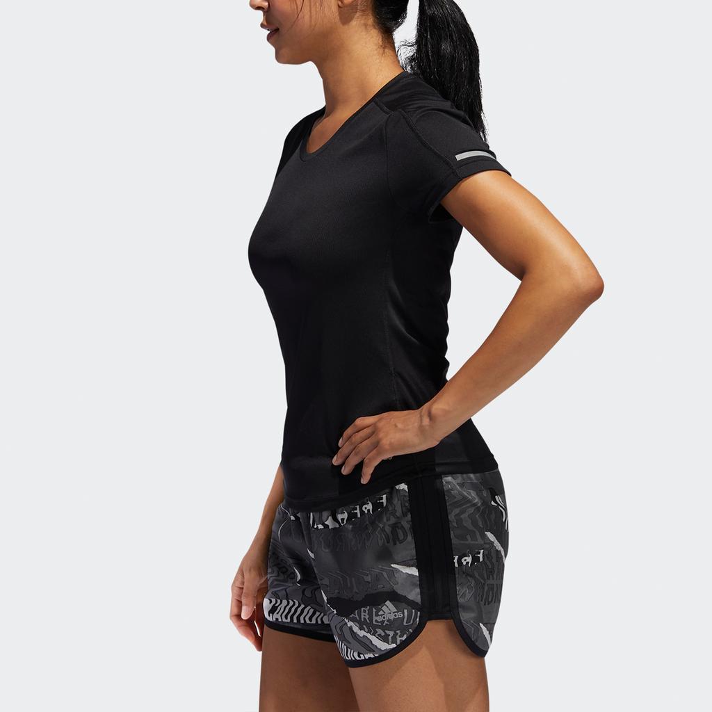New adidas Women's Run It Tee Black FL7802