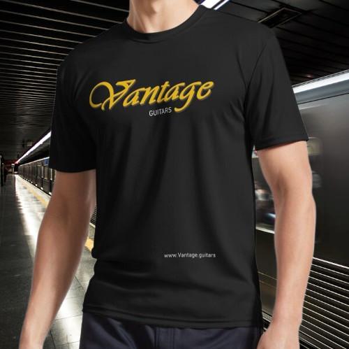 Vantage Guitars Logo Active T-Shirt Funny Size Mode American T-shirt S разноцветный