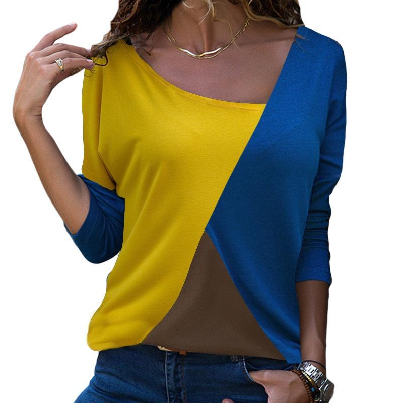 Elegant Fashion Women's Long Sleeve Loose Blouse Casual Shirt Autumn Tops T-shirt