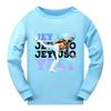 5888 Kids Boys Girls Yeet Print Long Sleeve T-Shirt