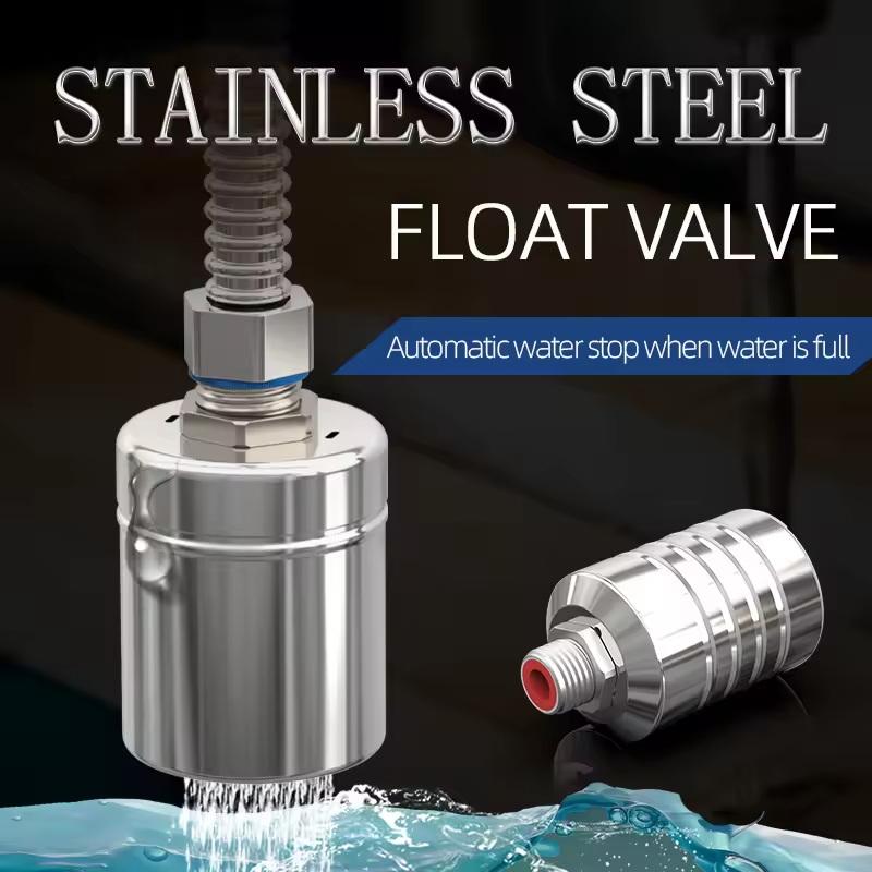 304 Stainless Steel Automatic Float Valve - 1/2" 3/4" 1" Ball Valve, Internal Mount For Water Tower Tank Level Control