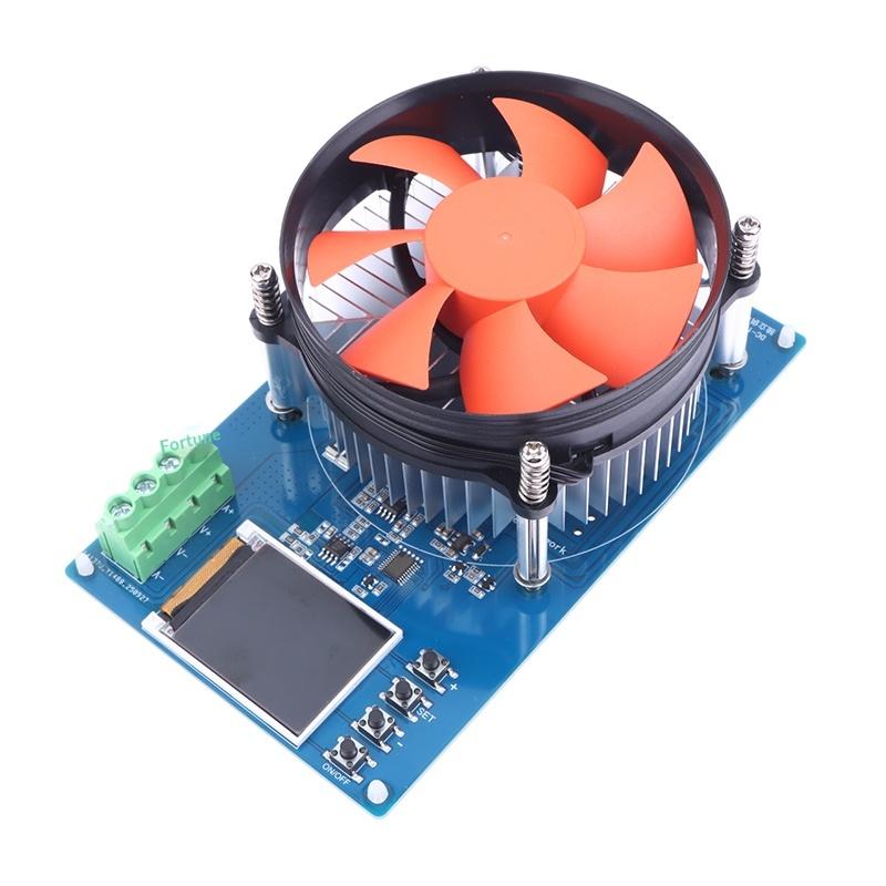 150W 20A Adjustable Constant Current Electronic Load 1.77inch TFT Color Display Adjustable Testing Module Digital Analyzer