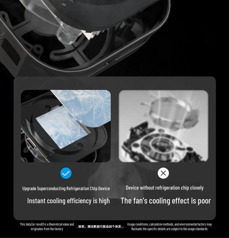 X79 Phone Cooler: Advanced Temperature Control Magnetic Cooling for Live Streaming and Gaming.