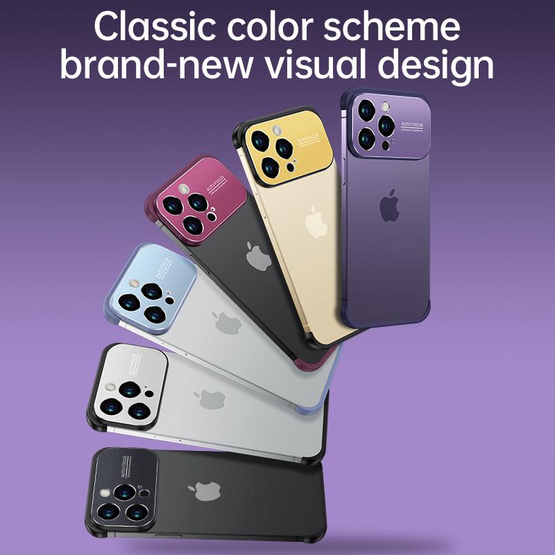 Coque pare-chocs de Protection d'angle pour iPhone 14 Pro Max, étui antichoc pour iPhone 14 Plus, couverture complète de l'appareil photo en métal