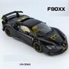 1/24 Ferrari SF90 SF90XX Alloy Sports Car Model Diecasts Metal Racing Vehicles Car Model Simulation Sound Light Collection Kids Toy Gift