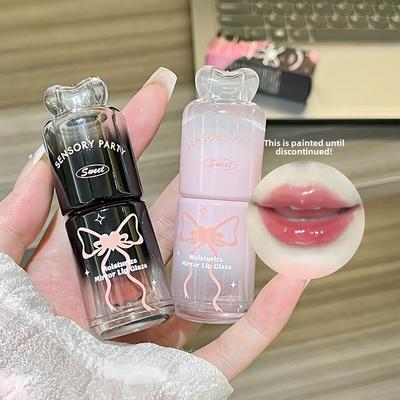 Mirror Lip Glaze, Long-Lasting Moisturizing Lip Gloss, Non-Stick Cup, Water Light Finish