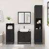 VidaXL Bathroom Cabinet Black 35x37.5x100 Cm Engineered Wood, Bathroom Storage Cabinet, Cupboard of 849249