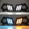 1 Set For Ford Mondeo Fusion 2013 2014 2015 2016 Yellow Turning Signal Relay Waterproof Car DRL Lamp LED Daytime Running Light