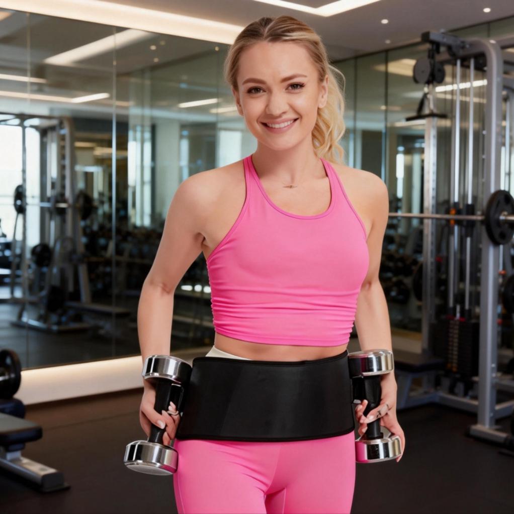 

Adjustable Dumbbell & Kettlebell Strap for Waist and Hip Training - EVA Gym Accessory 14cm x 60cm
