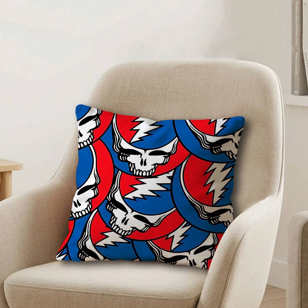 GGrateful DDead Maple Design Cushion Cover Happy Autumn Harvest Decor Holiday Decorati Pillow Cover