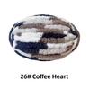Handmade DIY Rainbow Adient Yarn Scarf  Tail Line Finger Knitting Cozy  Nest  Cuion Thi Ice Strip Yarn