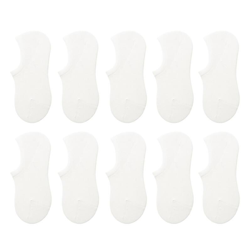 Borek Damen-Sneakers Einfache Knöchelsocken 10er-Set