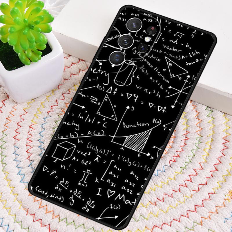 Chemical Math Formula Phone Case for Samsung Galaxy note 10 pro S26 Ultra S23 S24 FE S25 S21 S22 PLUS shockproof Cove