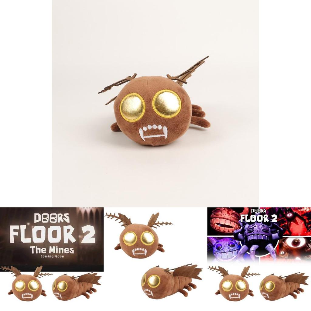 Soft And Cuddly Doors Floor 2 Game Edition Plush Toy Scary Moth Collectible Figure