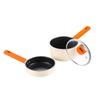 Deslang Jin Orange Antihaft-Brat- & Milchtopf-Set