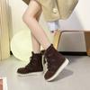 Autumn and Winter Footwear Plus Size Comfortable Thick-soled Short-sleeved Women's Boots and Shoes