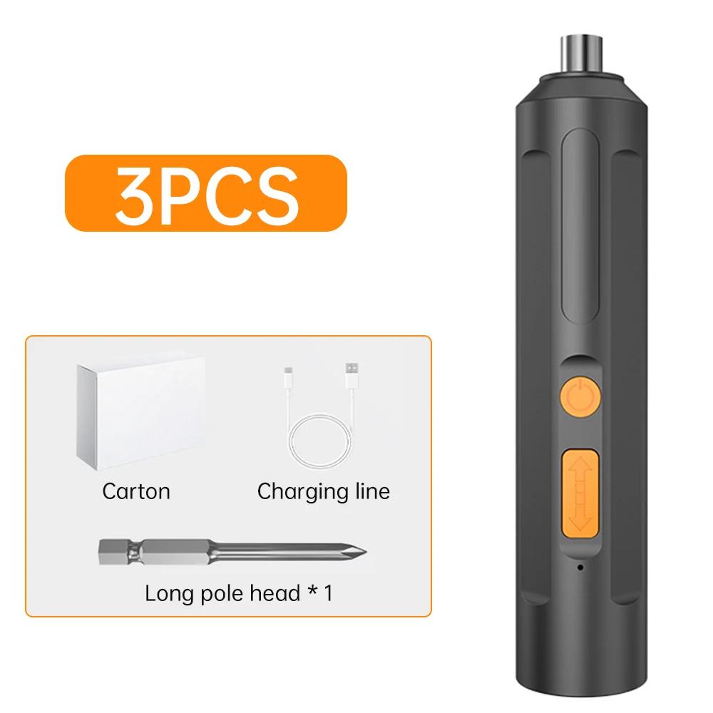 

USB Electric Screwdriver Battery Rechargeable Cordless Screwdriver Impact Wireless Screwdriver Drill Electric Screw Driver Tools