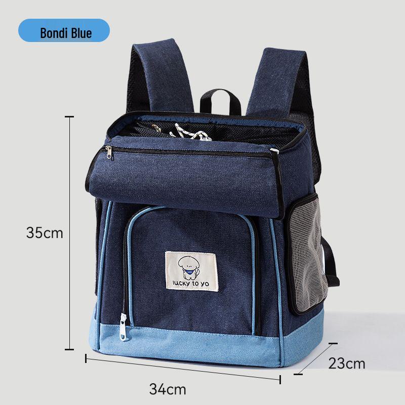 

Pet Carrier Crossbody Bag & Foldable Backpack for Dogs and Cats Universal (for pets under 7.5 kg)