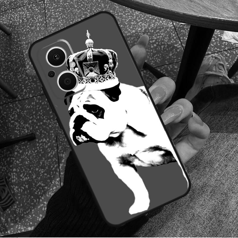 British Bulldog For OPPO Reno 10 11 12 13 14 Pro 7 8 Lite 8T 11F 12F 13F 14F OPPO Find X8 X9 X5 X6 Pro Case